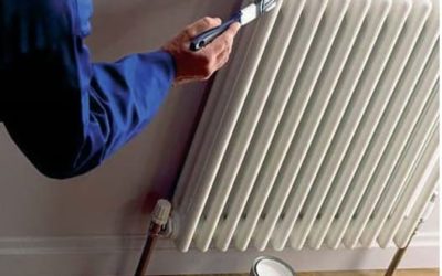 Cómo Pintar un radiador amarilleado por el efecto del calor